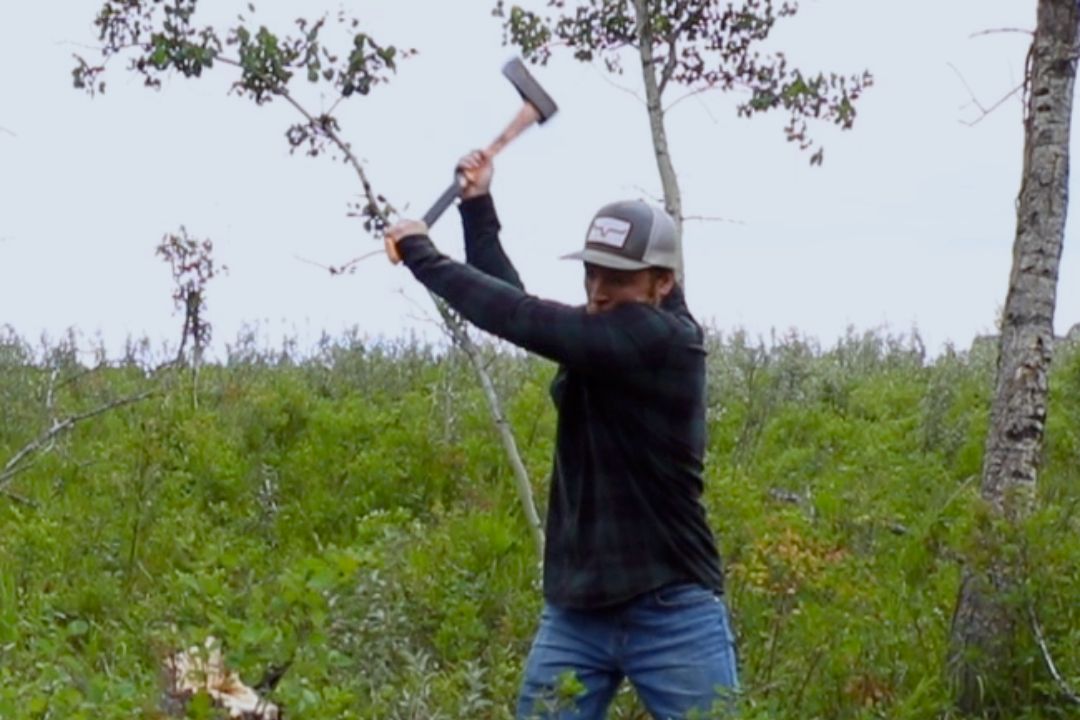 8 Health Benefits to Felling a Tree with an Axe